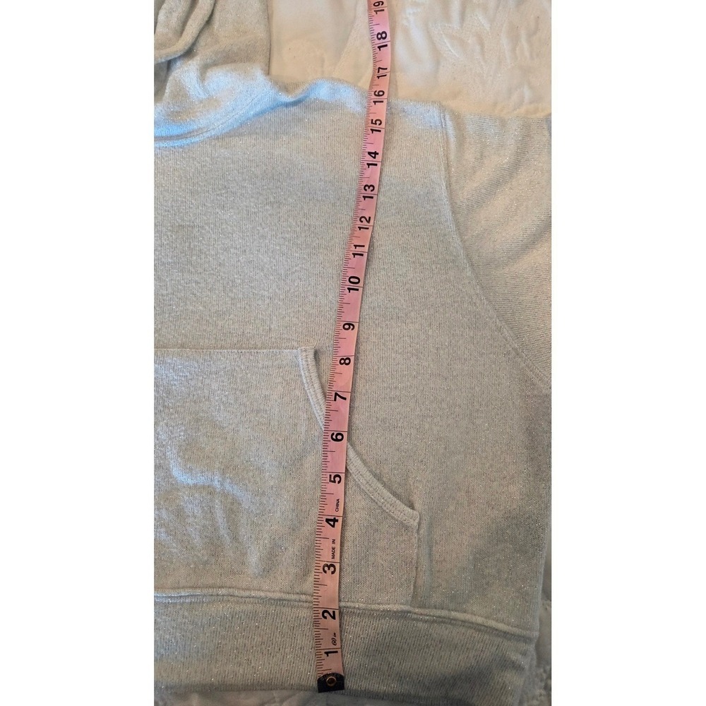 Bleusalt The Malibu Hoodie Cropped Shimmer Tencel White Coastal Size 3 - Picture 6 of 10
